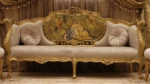 MC-10 moka beige Baroque sofa set . - Image 2