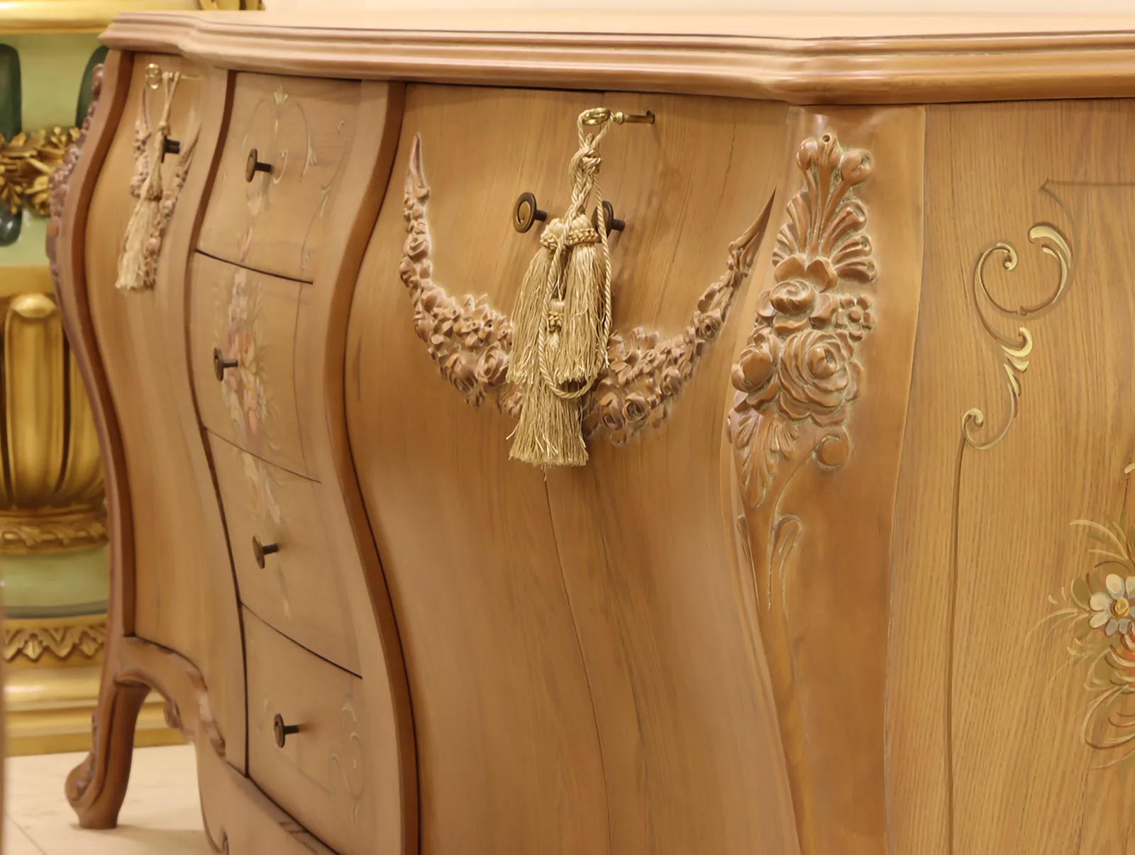 MC-12 cocoa Neoclassic dining set Custom Handmade Furniture Mobilia Cleopatra 31 MC-12 cocoa Neoclassic dining set 31
