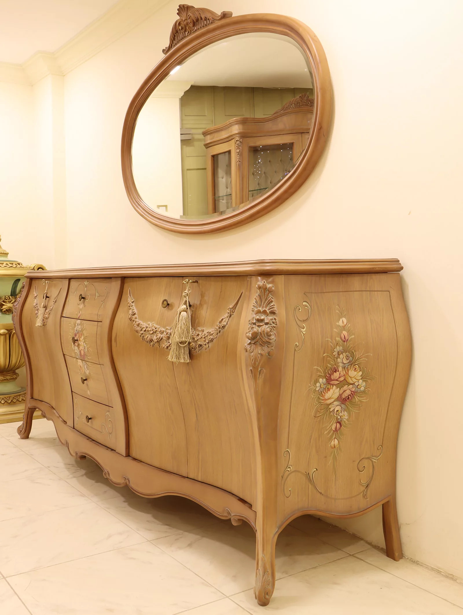 MC-12 cocoa Neoclassic dining set Custom Handmade Furniture Mobilia Cleopatra 28 MC-12 cocoa Neoclassic dining set 28