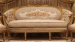 MC-13 cocoa Baroque sofa set . - Image 2