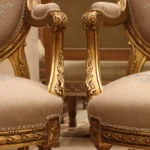 MC-13 cocoa Baroque sofa set . - Image 9