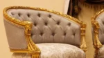 MC-5 natural beige Baroque sofa set . - Image 5