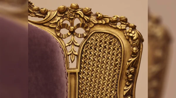 MC-6 purple lagoon Baroque sofa set - Image 7