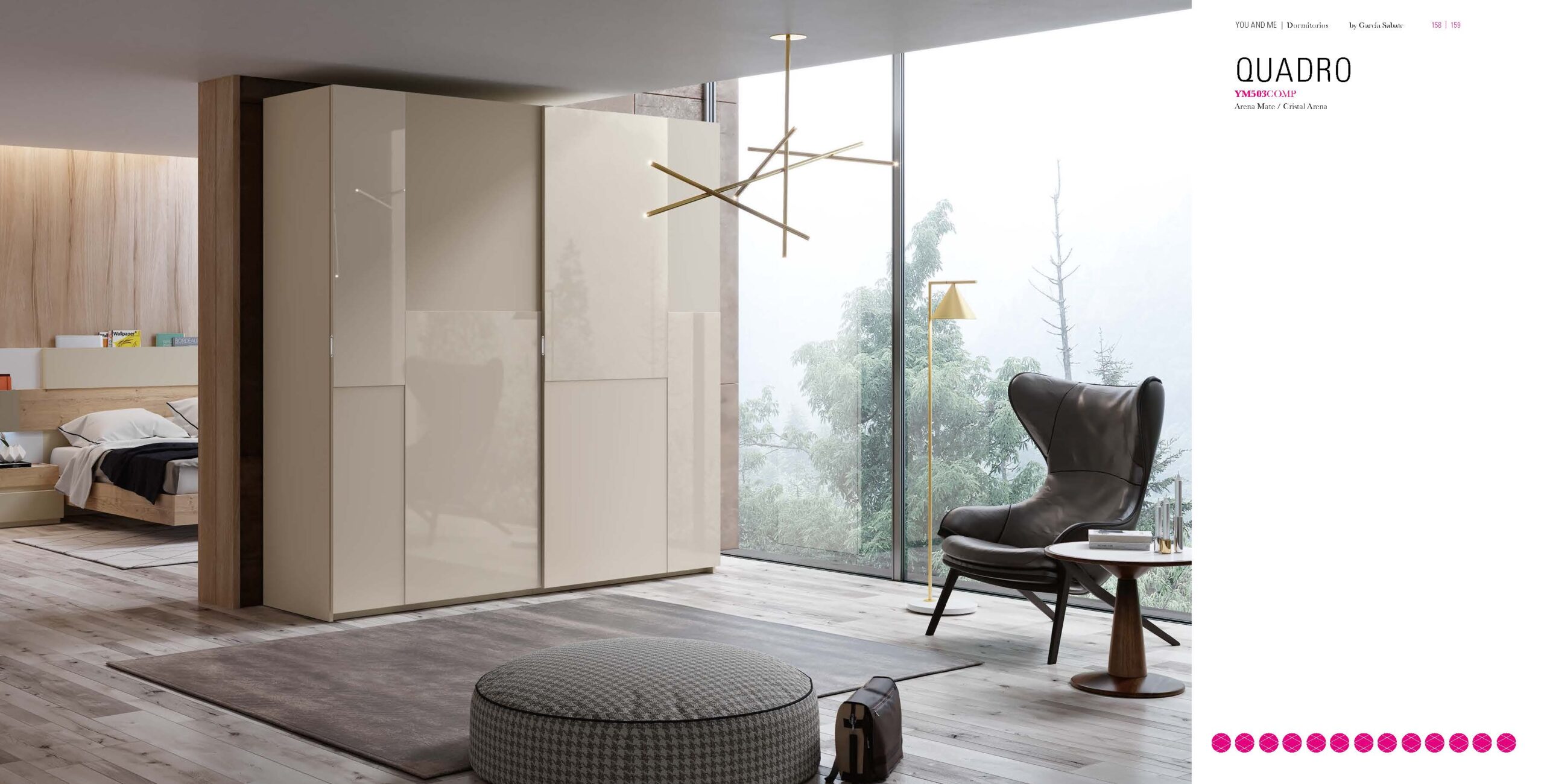 YM503 Sliding Doors Wardrobes i24760 By ESF Furniture