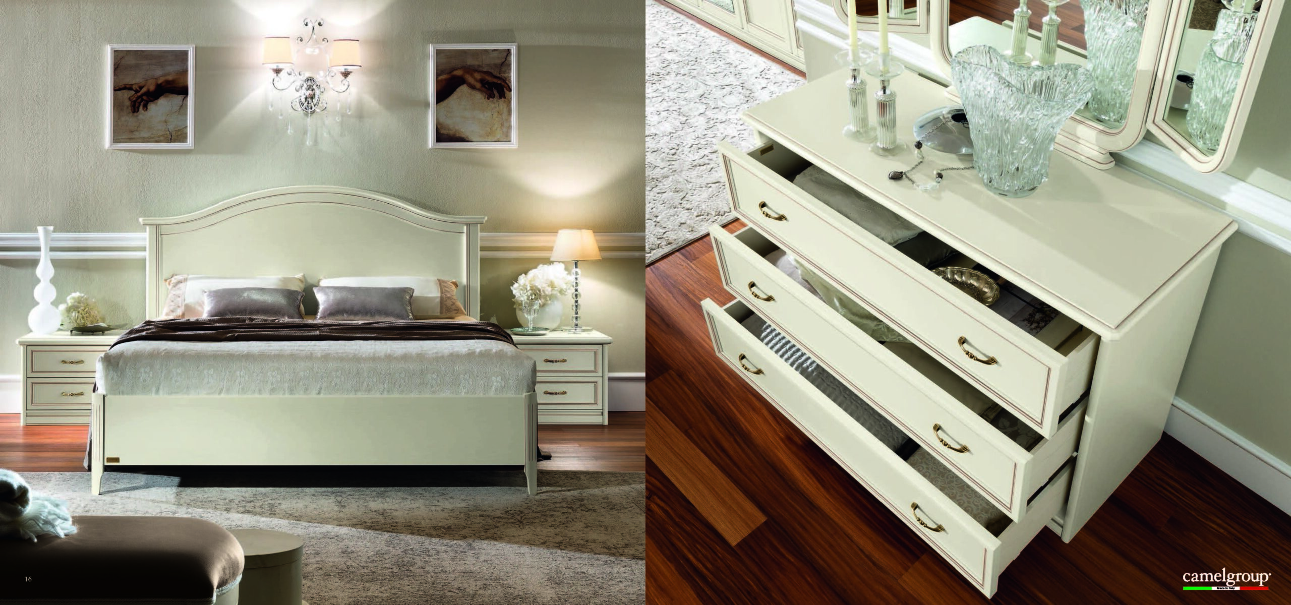 Nostalgia Ricordi White Bedroom Set p8037 By ESF Furniture ESF Furniture Mobilia Cleopatra 38 Nostalgia Ricordi White Bedroom Set p8037 By ESF Furniture 38