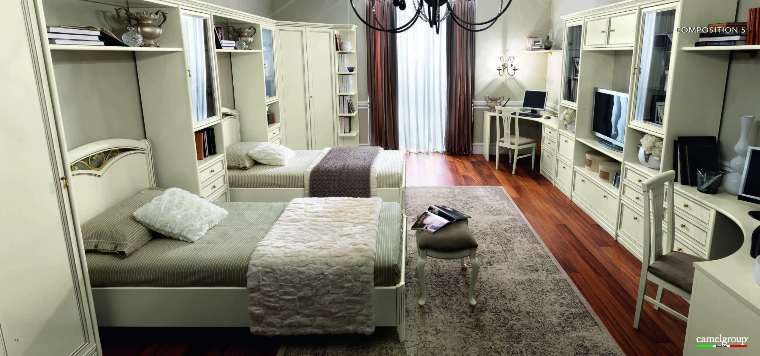 Nostalgia Ricordi White Bedroom Set p8037 By ESF Furniture ESF Furniture Mobilia Cleopatra 40 Nostalgia Ricordi White Bedroom Set p8037 By ESF Furniture 40