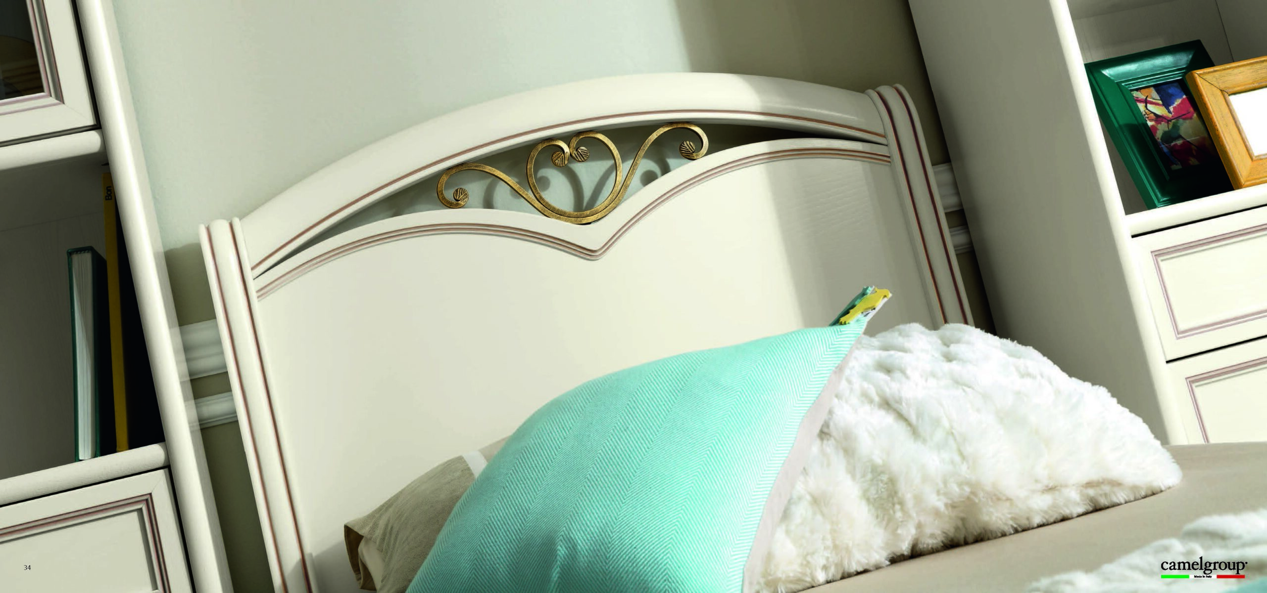 Nostalgia Ricordi White Bedroom Set p8037 By ESF Furniture ESF Furniture Mobilia Cleopatra 44 Nostalgia Ricordi White Bedroom Set p8037 By ESF Furniture 44
