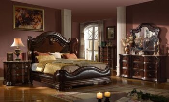 B3000-K Classic Brown King Size 4 PC Set By McFerran