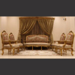 MC-7 natural beige Rococo sofa set . Custom Handmade Furniture Mobilia Cleopatra 25 MC-7 natural beige Rococo sofa set . 25