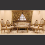 MC-13 cocoa Baroque sofa set . Custom Handmade Furniture Mobilia Cleopatra 21 MC-13 cocoa Baroque sofa set . 21