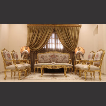 MC-29 natural beige Neoclassic sofa set .