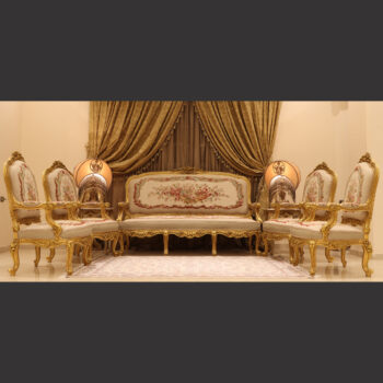 MC-38 coffee Rococo sofa set .