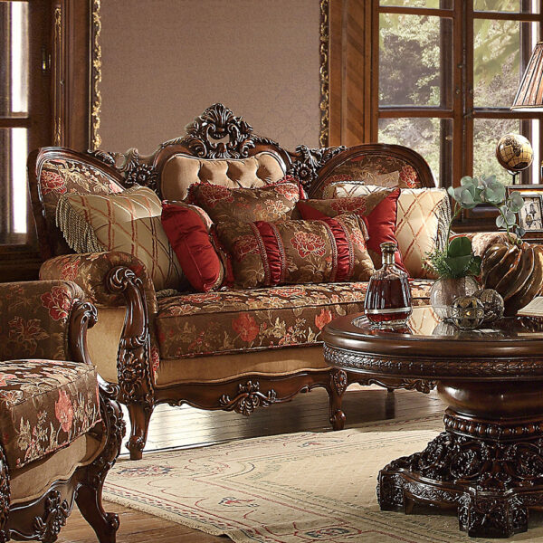 Dark Oak Loveseat HD-39 By Homey Design