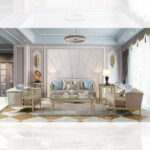 Satin Gold Finish Sofa HD-627 By Homey Design Homey Design Special Orders Mobilia Cleopatra 9 Satin Gold Finish Sofa HD-627 By Homey Design 9