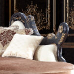 Black Enamel Finish Chaise HD-9666 By Homey Design 10
