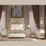 Metallic Champagne HD-8011 – 5PC Bedroom Set By Homey Design 13