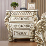 Metallic Champagne HD-8011 – 5PC Bedroom Set By Homey Design 14