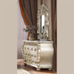 Metallic Champagne HD-8011 – 5PC Bedroom Set By Homey Design 15