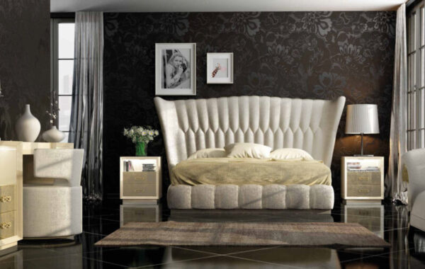 DOR 52 Modern White Bedroom Set p10746 By ESF Furniture 4
