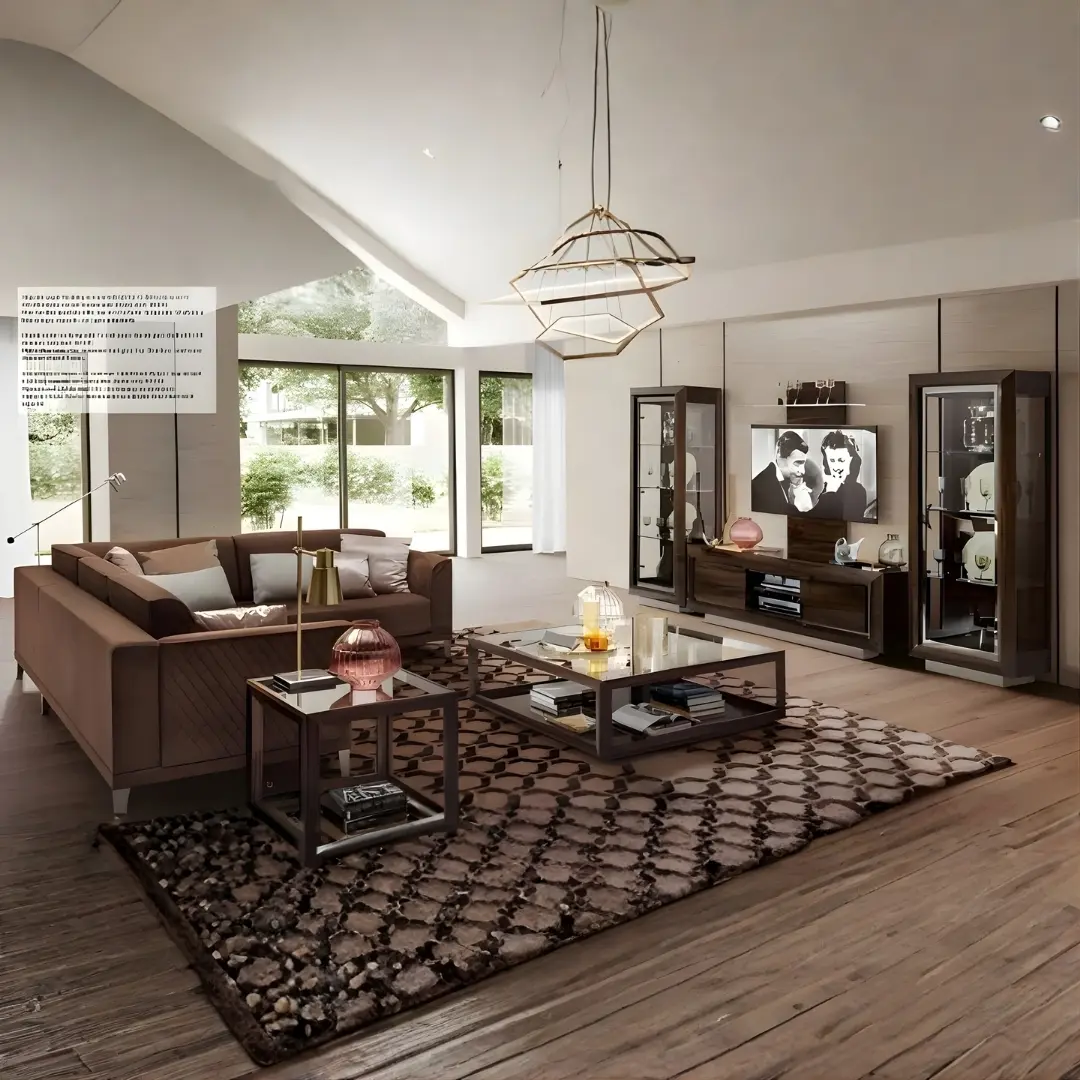 Elite Day Walnut Entertainment Additional Items By Esf Furniture | Mobilia Cleopatra 3 Elite Day Walnut Entertainment Additional items