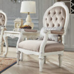 Ivory Finish Chair HD-2672 By Homey Design 7
