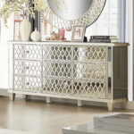Champagne Silver Gold Dresser HD-6000 By Homey Design Homey Design Special Orders Mobilia Cleopatra 7 Champagne Silver Gold Dresser HD-6000 By Homey Design 7