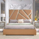 Silver Bed HD-6039 By Homey Design Homey Design Special Orders Mobilia Cleopatra 9 Silver Bed HD-6039 By Homey Design 9