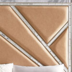 Silver Bed HD-6039 By Homey Design Homey Design Special Orders Mobilia Cleopatra 10 Silver Bed HD-6039 By Homey Design 10