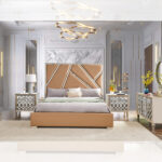 Silver Bed HD-6039 By Homey Design Homey Design Special Orders Mobilia Cleopatra 11 Silver Bed HD-6039 By Homey Design 11