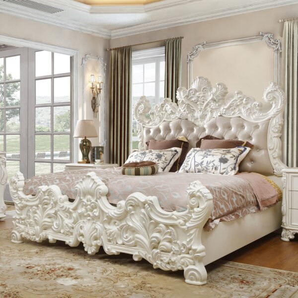 HD-8008I – Bed Ivory BY Homey Design