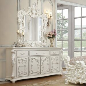 Hd-8008I – Dresser/Buffet Ivory By Homey Design | Mobilia Cleopatra HD-8008I – Dresser/Buffet Ivory BY Homey Design