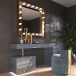 Mat, Shiny Oro Black Bedroom Set Additional Items