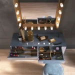 Mat, Shiny Oro Black Bedroom Set Additional Items