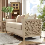 Luxury Champagne 3PCs Sofa Set HD-8911 By Homey Design - Image 3