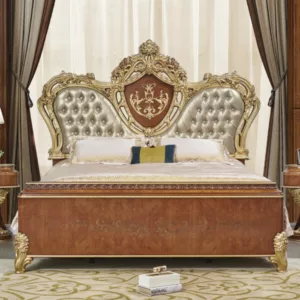Luxury Bed Hd-9090 By Homey Design | Mobilia Cleopatra Luxury Bed HD-9090 By Homey Design