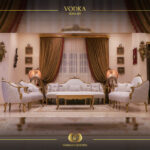 5pcs Handmade Vodka Pearl Sofa set 11