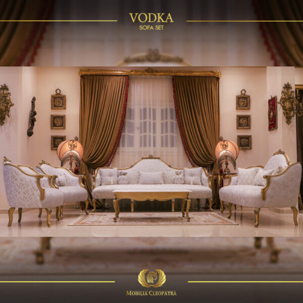 5pcs Handmade Vodka Pearl Sofa set 7