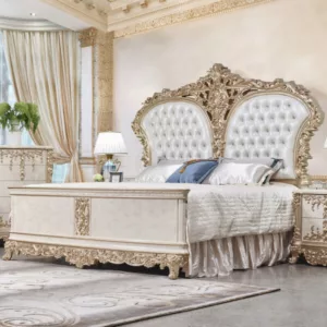Luxury Bed Hd-9102 By Homey Design | Mobilia Cleopatra Luxury Bed HD-9102 By Homey Design
