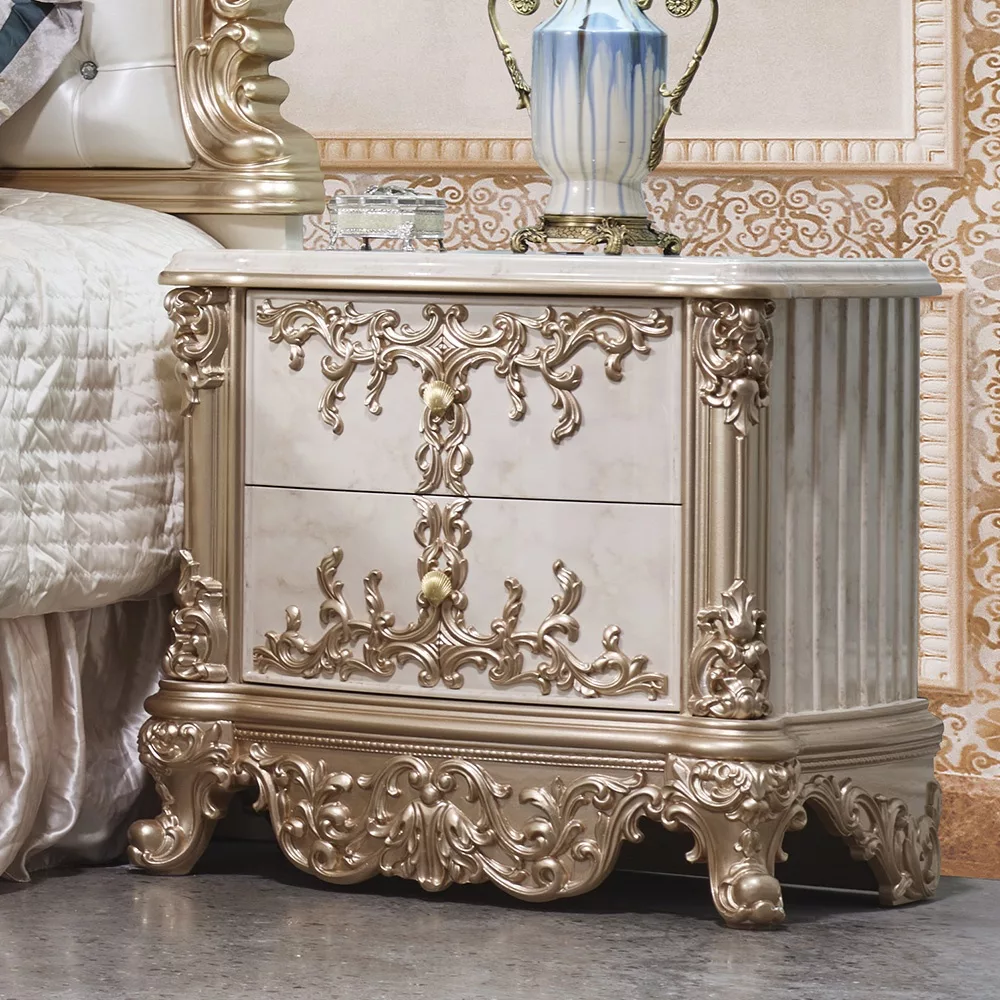 Luxury Nightstand HD-9102 By Homey Design