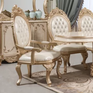 Luxury Arm Chair Hd-9102 By Homey Design | Mobilia Cleopatra Luxury Arm Chair HD-9102 By Homey Design