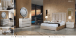 871 Monica Beige Bedroom Set p8365 By ESF Furniture ESF Furniture Mobilia Cleopatra 8 871 Monica Beige Bedroom Set p8365 By ESF Furniture 8