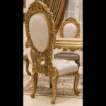 7pcs Handmade Bellagio Gold Dinning set 19