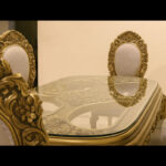 7pcs Handmade Bellagio Gold Dinning set 22