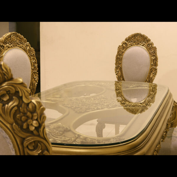 7pcs Handmade Bellagio Gold Dinning set 15