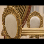 Handmade Bellagio Gold Dinning Side Chair 17