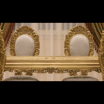 7pcs Handmade Bellagio Gold Dinning set 21