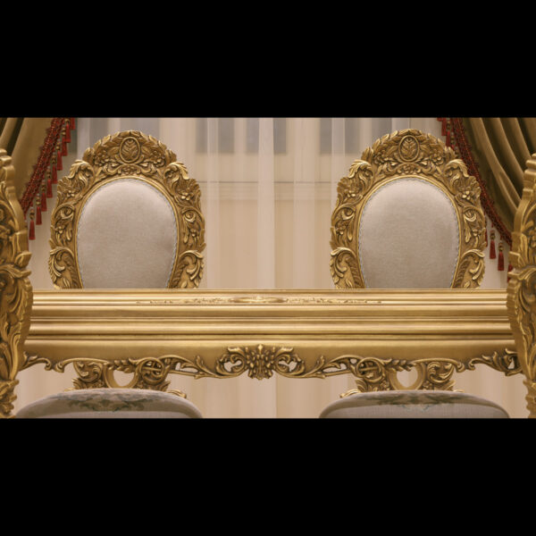 7pcs Handmade Bellagio Gold Dinning set 14