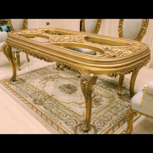 7pcs Handmade Bellagio Gold Dinning set 16
