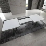 Shiny Elite White Dining room Set Additional items