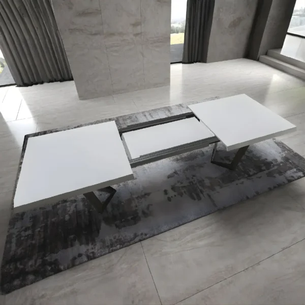 Shiny Elite White Dining room Set Additional items